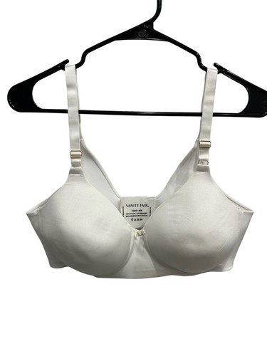 Vanity Fair 40B Full Figure White Bra 72345 Molded Cups Neutral Aesthetic