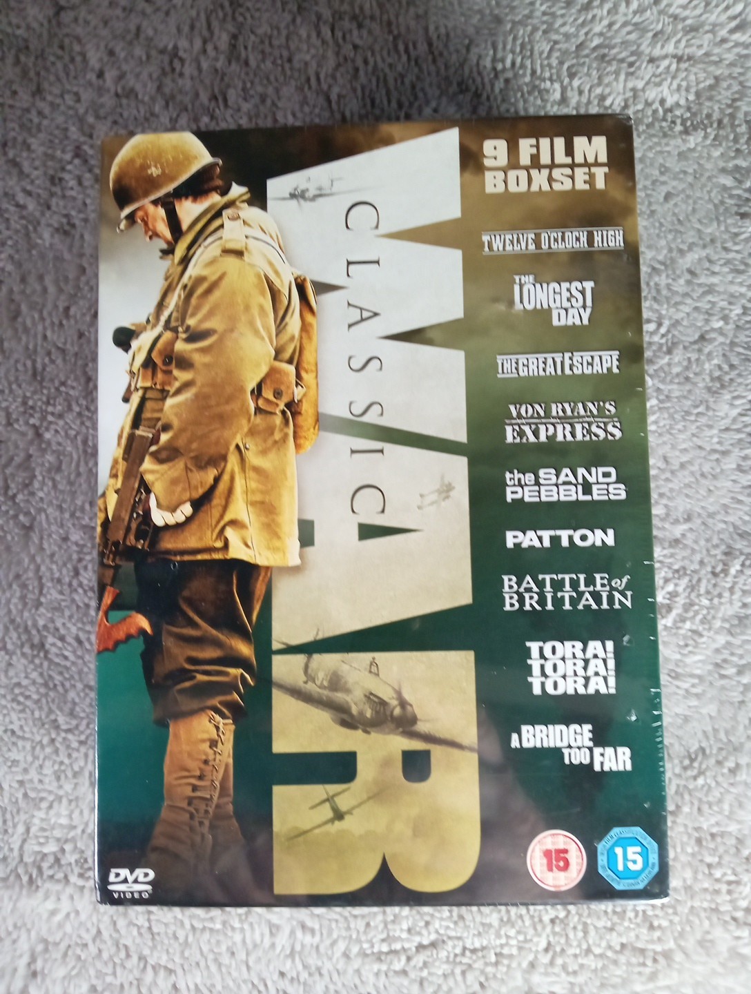 CLASSIC WAR 9 FILM DVD BOXSET 💿