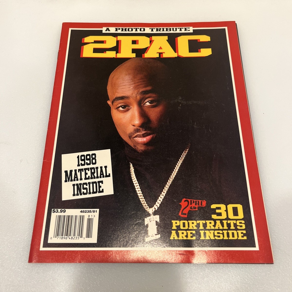 Vintage 90s A Photo Tribute Hip Hop Rapzine Tupac Shakur 2pac 1998