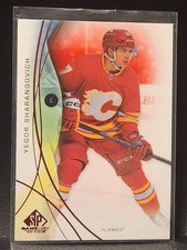 2024-25 Upper Deck SP Game Used Red Yegor Sharangovich #57 NHL Calgary Flames