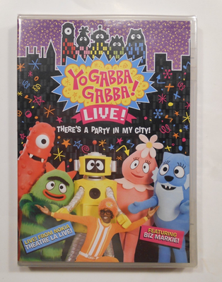 Yo Gabba Gabba: Live - Theres a Party in My City (DVD, 2012) for