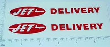 Pair Tonka Jet Delivery Truck Sticker Set TK-004