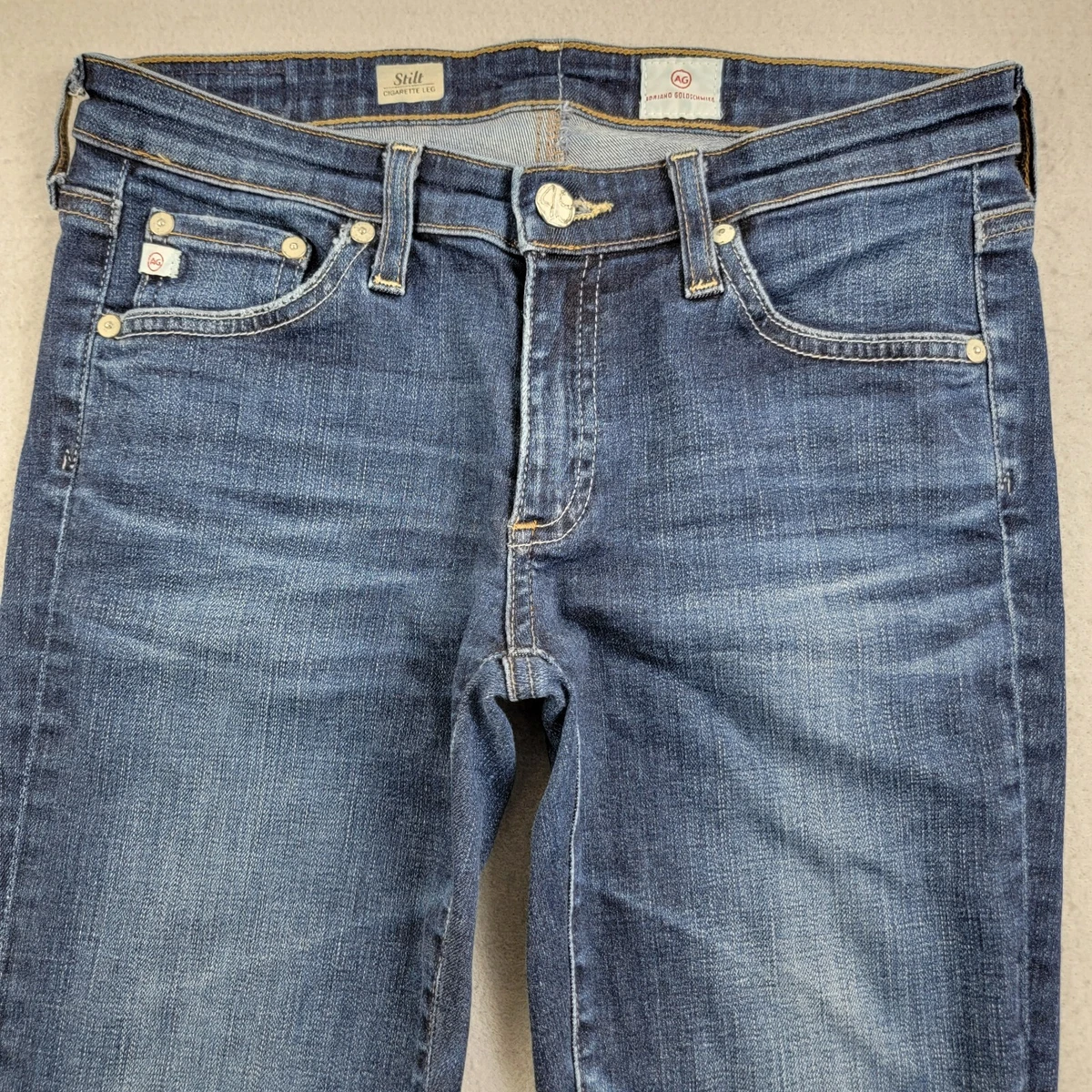 AG Adriano Goldschmid Jeans Womens 26 R The Stilt Cigarette Leg