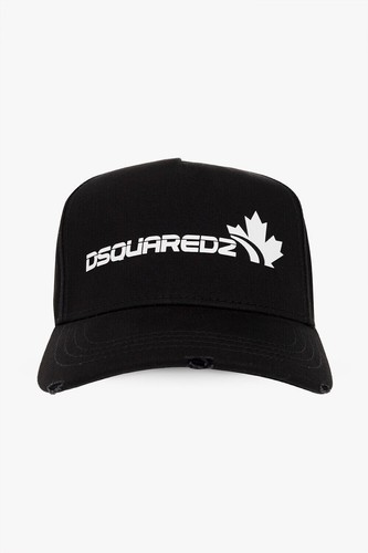 DSQUARED2 Dsquared Baseballcap Logo Cap BCM0691 2124 GABARDINE Black Schwarz