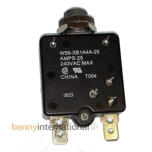 Disjoncteur W58-XB1A4A-20 TE Connectivity 20A 250VAC 50VDC SPST-NC
