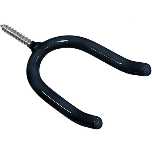 Hillman Tool Screw Hook, Black Vinyl Coated 851981