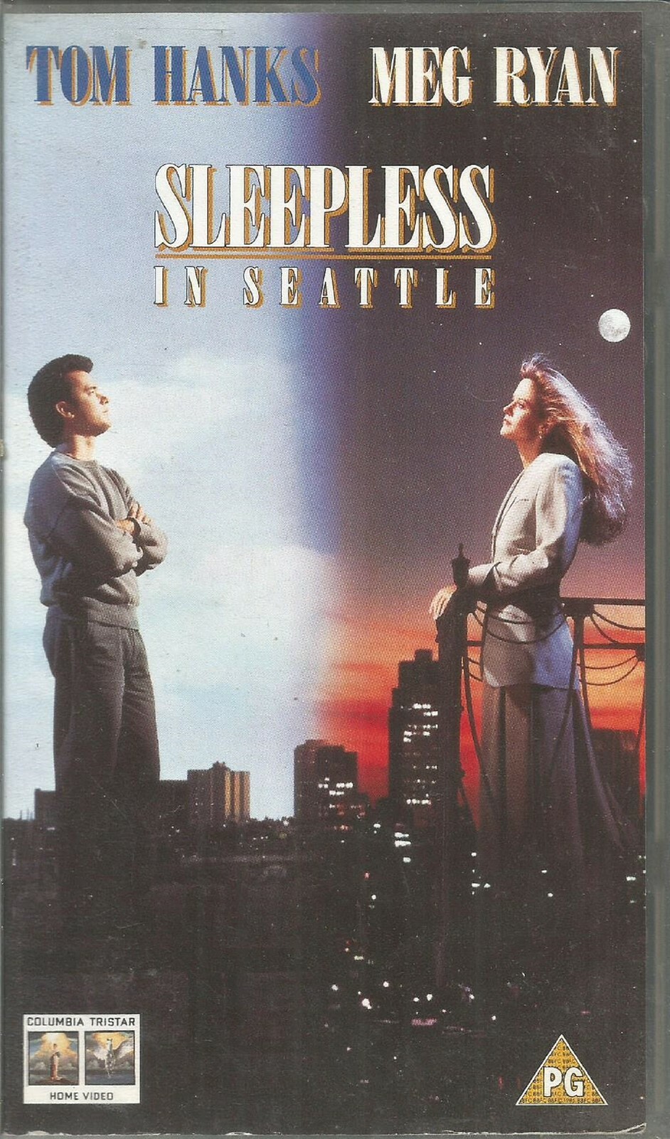 SLEEPLESS IN SEATTLE ~ TOM HANKS/MEG RYAN ~ PAL REGION VHS 99p