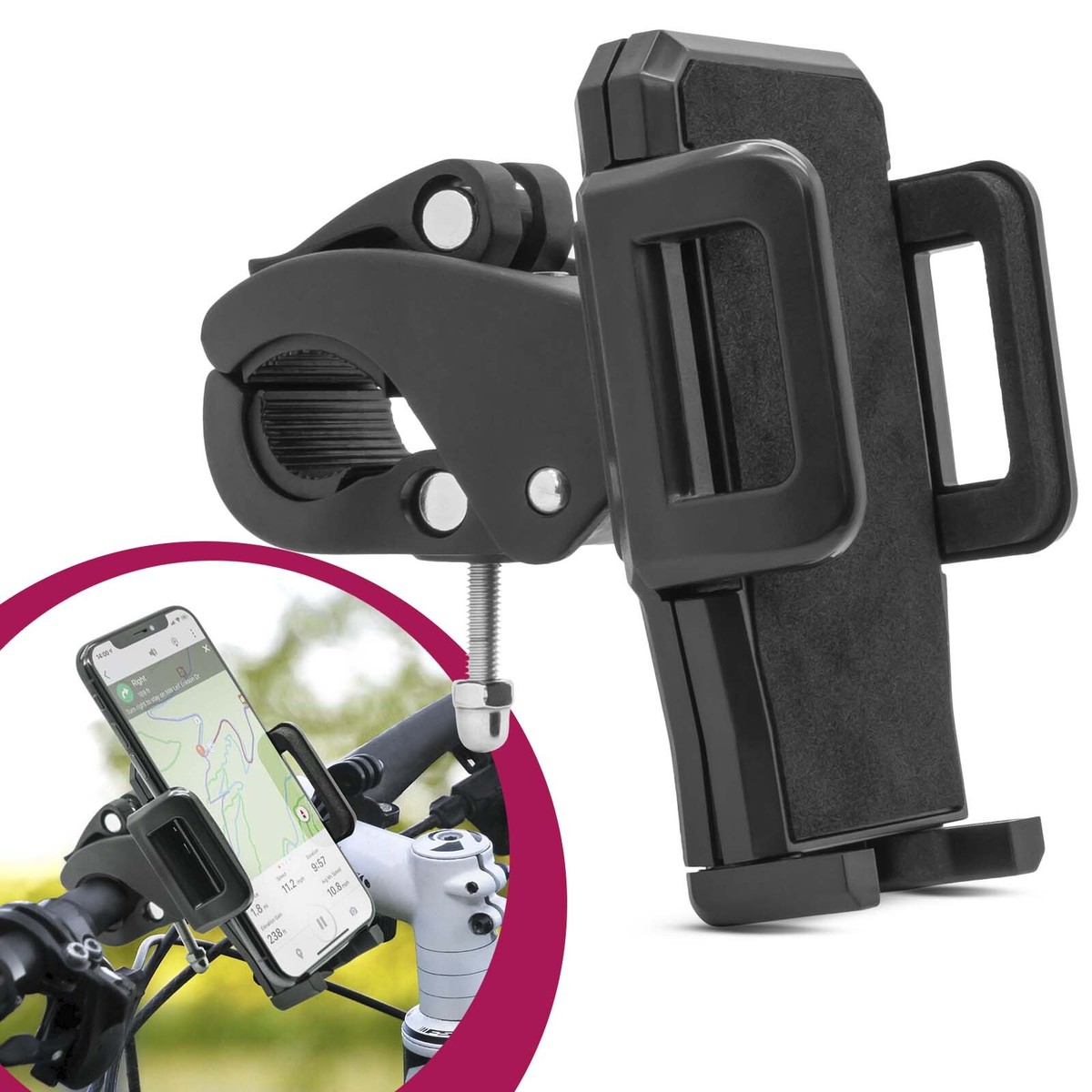 360° Bicycle Mount Handlebars Holder Bike Suitable For Apple IPHONE 16 15  14 13