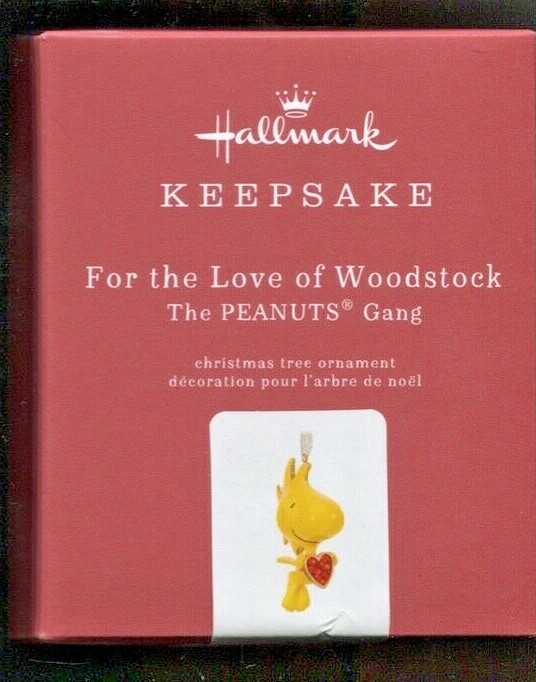 2019 Hallmark Ornament - FOR THE LOVE OF WOODSTOCK - Peanuts Gang - New In Box