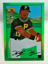 Ke'Bryan Hayes 2021 Topps X 1989 Bowman by Keith Shore Green Refractor RC #'d/89
