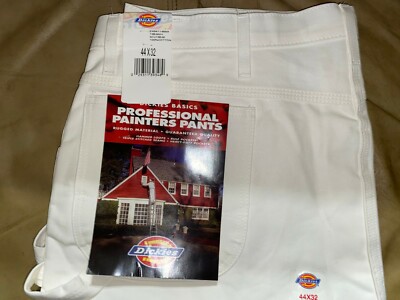 New Dickies White Professional Painters pants^44