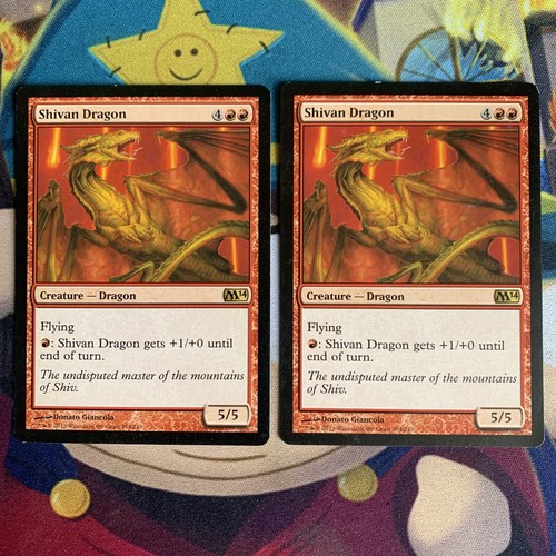 Shivan Drake 2x Shivan Dragon- Magic 2014- Mtg Magic The Gathering Cards- LP | eBay