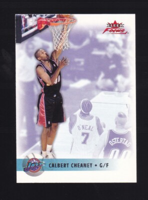 2003-04 Fleer Focus Calbert Cheaney #96 Utah Jazz