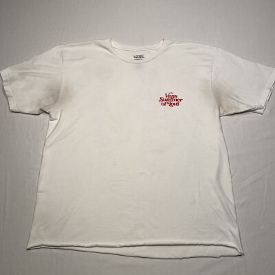 I Love Vans Shirt Vans Summer Of Love Cropped Graphic Shirt Mens