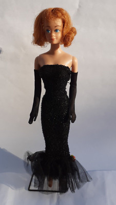 Vintage 1960's Barbie Midge Doll Ginger Freckles w/ Solo In The Spotlight Dress