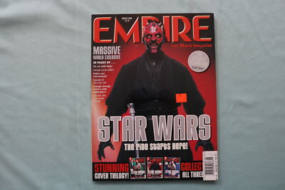 1999 AUGUST EMPIRE MAGAZINE - STAR WARS - DARTH MAUL COVER - E