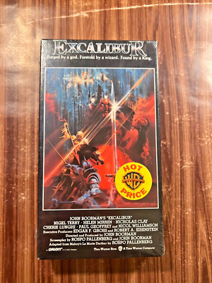 Excalibur VHS 1981 Sci-Fi Fantasy Action Movie Watermarks 80's Orion BRAND NEW