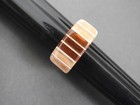 LUCITE PLASTIC RING peach/orange 7.25 — photo 6