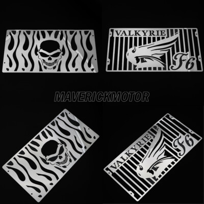 Motorbike Radiator Grille Cover Protector For Honda GL1500 Valkyrie 1500 Chrome