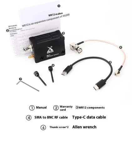 XIEGU WR12 Récepteur Large Bande 54-1000MHz X6200 Module d'extension Radio à Ondes Courtes - Photo 13/13