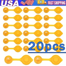 20 Pack Yellow Fuel Gas Can Jug Vent Cap Blitz Scepter Essence Midwest Eagle
