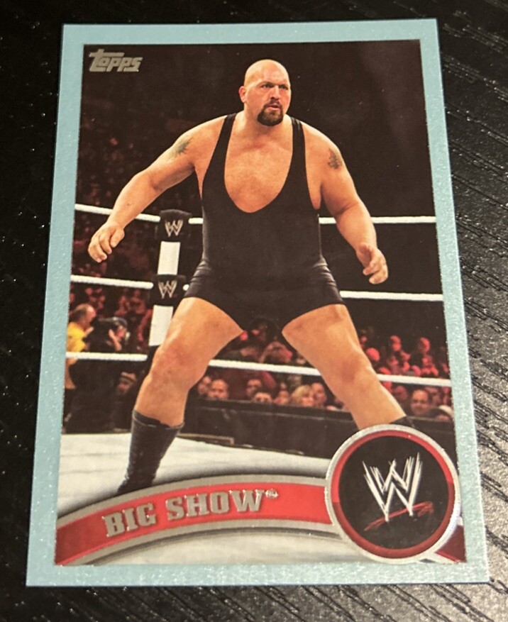2011 Topps WWE Big Show Blue /2011