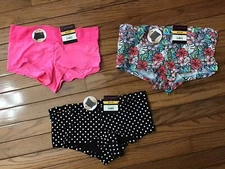 NWT NOBO No Boundaries Boyshort Panties Size M  (LOT OF 3 Boyshorts) (U11-2)