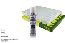 MANN-Innenraum-Filter+Liqui Moly Klima-Reiniger für VW Golf III 1H1 Polo 6N2 6N1