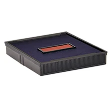 Ideal 5732D Replacement Ink Pad 2 Color Red & Blue Ink