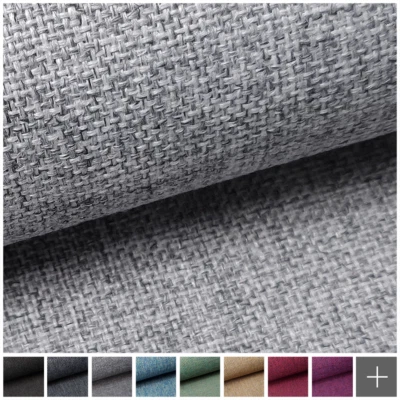 novely® LARISO gewebter Polsterstoff Meterware Möbelstoff Mélange Flachgewebe