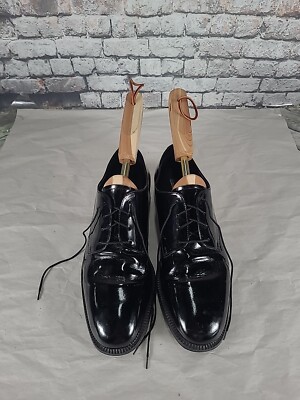 ADOLFO-Italian patent leather Black Dress/Derby Oxfords Adolfo 9 W patent Leather Italian Dress Shoes - Formal  main image 3