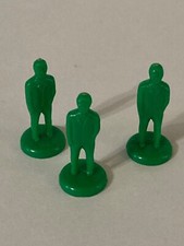 James Bond 007 Secret Agent game pieces, 3 Green agent pawns, MB 1964 James Bond 007 Secret Agent game pieces, 3 Green agent pawns, MB 1964 - Image 1