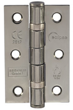 Internal Door Hinges Ball Bearing Fire Doors 3 inch (75mm) Pair & SCREWS