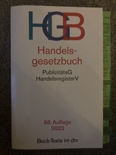 HGB Handelsgesetzbuch 2023 