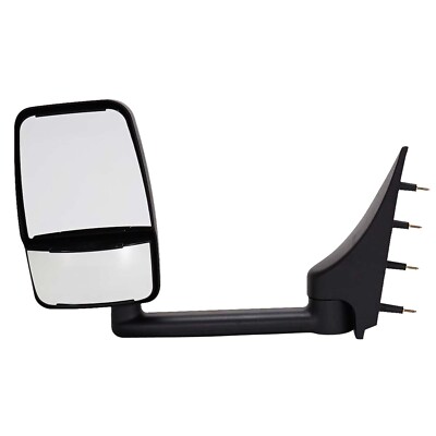 Driver Manual Fold Mirror For 2002-2014 Ford E-350 Super Duty Towing Paintable