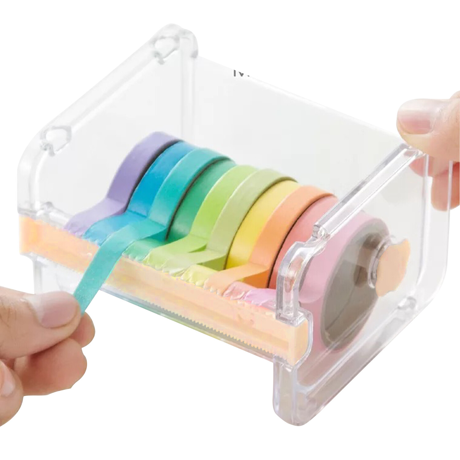 Tape Dispenser  Roll Tape Holder Organizer Desktop DIY Sticker Roll G9O8-image