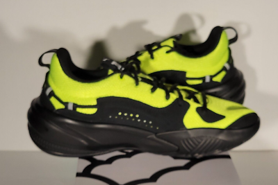 Puma RS Dreamer Time Square J Cole Mens Size 8 Safety Yellow Lime Black Shoes Puma RS Dreamer Time Square J Cole Mens Size 8 Safety Yellow  main image 3