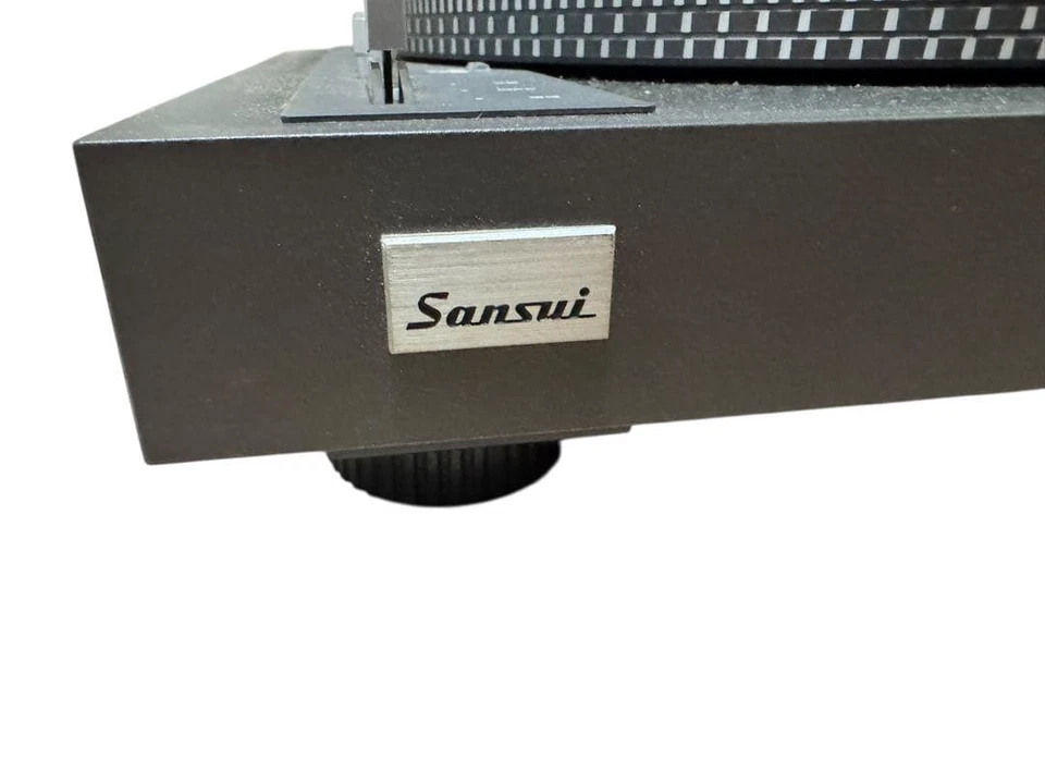 Sansui SR-525 Direct Drive Turntable Record Player Black Vintage Tested Japan - Image 3 of 4