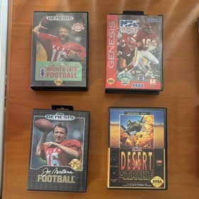 SEGA Genesis Game Lot w/ Manuals - Sonic, Mortal Kombat, Street Fighter, Sports