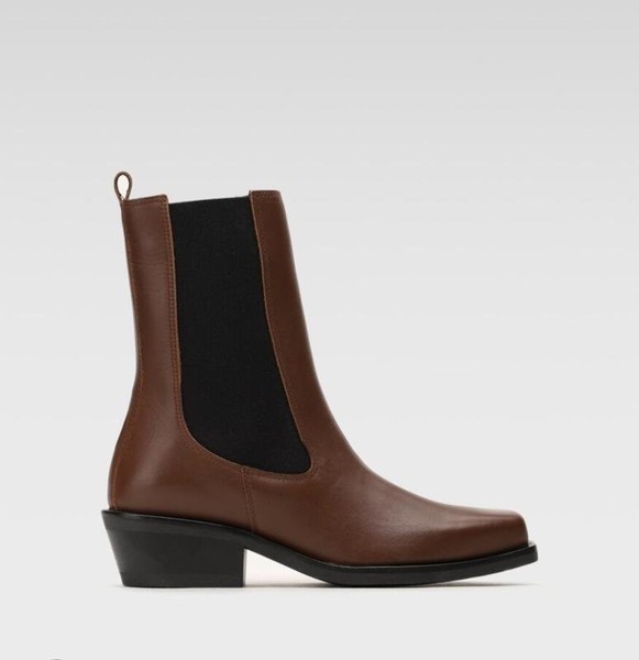 Women Gino Rossi Boots Brown Leather 39