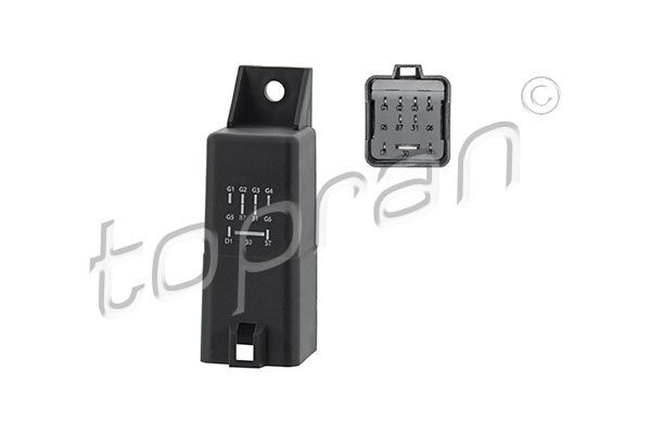 Relais GlÜHanlage Topran 115 860 FÜR Audi Seat Skoda VW-image