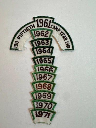1961-1971 Boy Scout Camp Owasippe Reservation Year Segment Collection-Complete