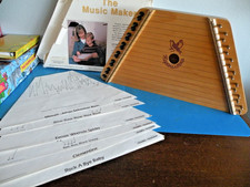 LAP HARP Music Maker w Songs NO PICK extra WIRE Birch Wood md in Belarus V16