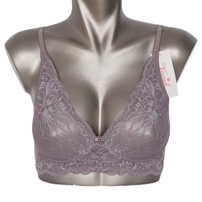 Triumph Amourette Charm N03 Soft BH ohne Bügel 3091/9J grau Spitze Damen NEU