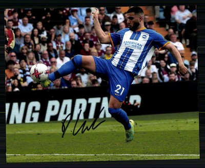Deniz Undav  Brighton & Hove Albion Groß Foto Original Signiert + G 44664