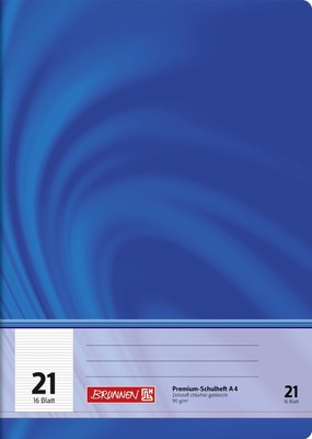 Brunnen Vivendi 104472102 School Exercise Book A4 (16 Sheets, line Type 21)