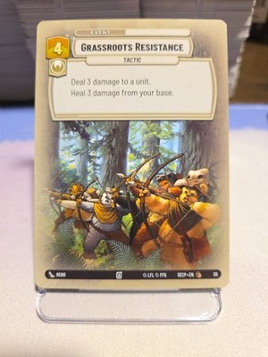 Grassroots Resistance #20 SECP Spark of Rebellion Star Wars Unlimited