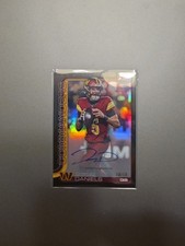 2025 Topps Chrome Jayden Daniels On Card Auto True Black Refractor /10