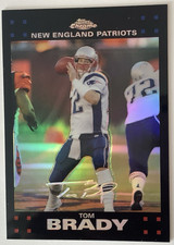 2007 Topps Chrome - Tom Brady #TC6 Refractor GOAT RARE
