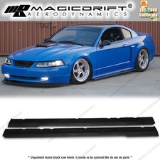 For 99-04 Ford Mustang Mach1 Mda Style Side Skirt Rocker Panel Extension Painted